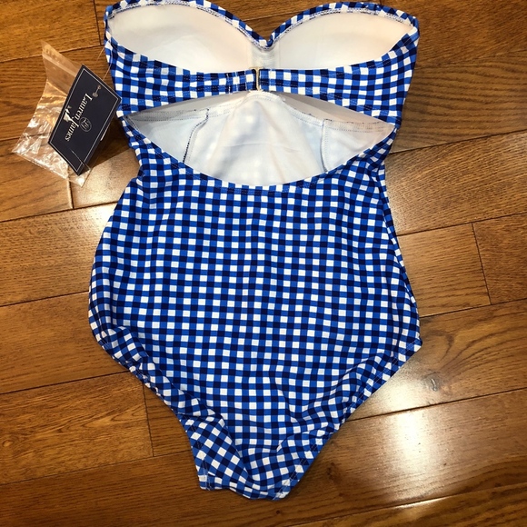 NEW! Lauren James strapless swimsuit; size XS - Picture 2 of 4